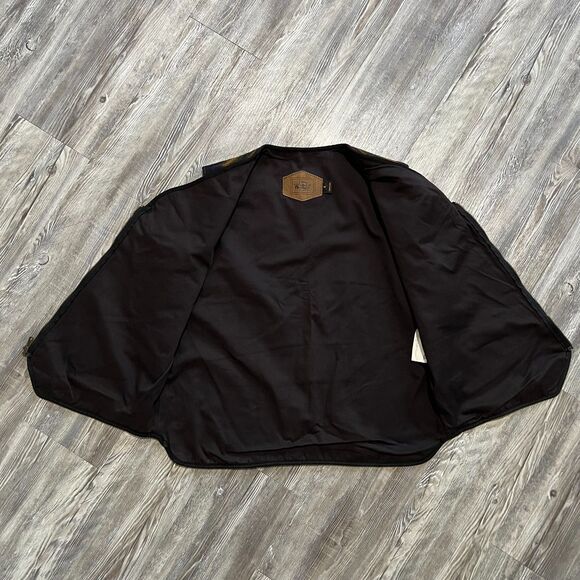 Woolrich Southwestern Wool Zip Vest Burgundy USA M - Picture 9 of 9